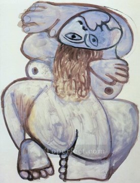 ヌード Painting - 1971 年の抽象的なヌードを取得